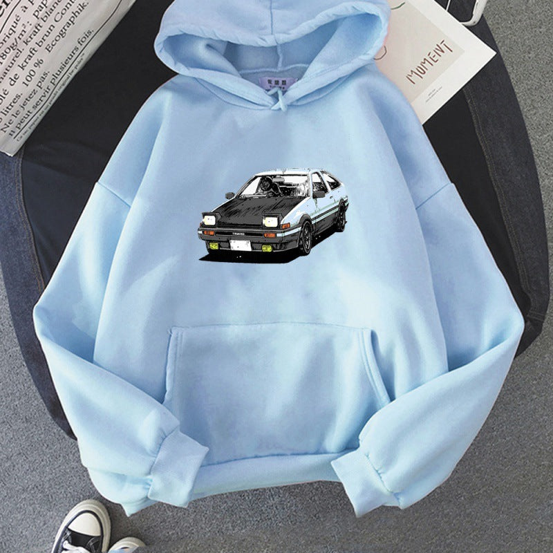 Artistic Retro Hoodies – Stylish Three-Quarter Sleeve Fashion for Men & Women