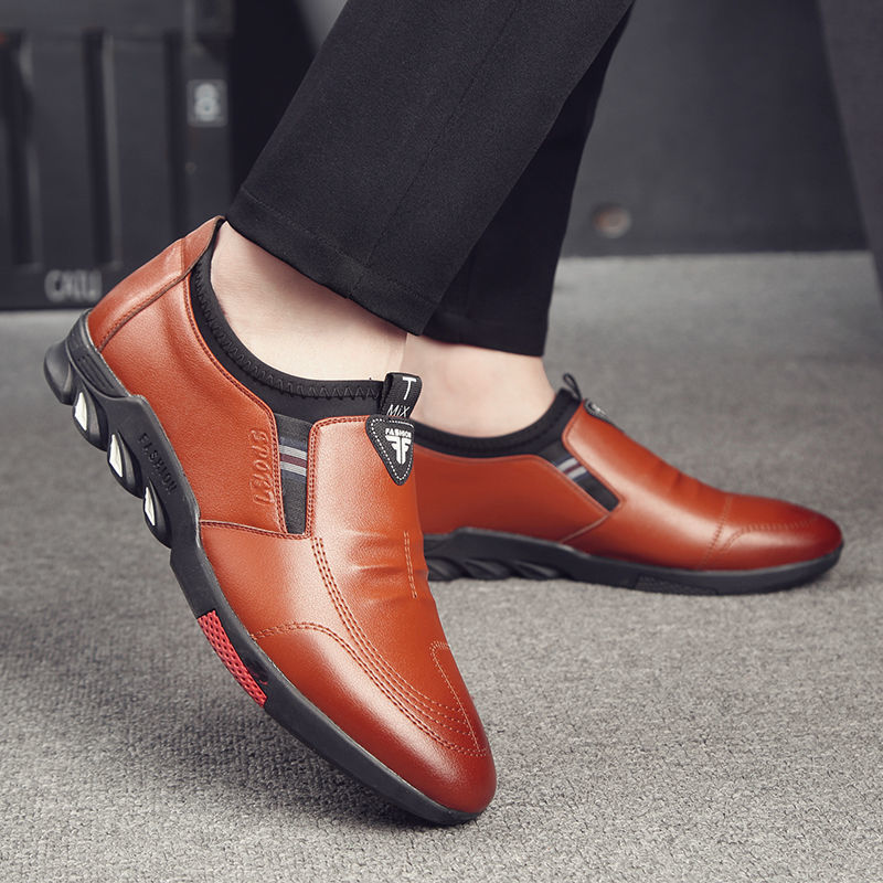 Spring Business Leather Shoes – Classic Unisex Style
