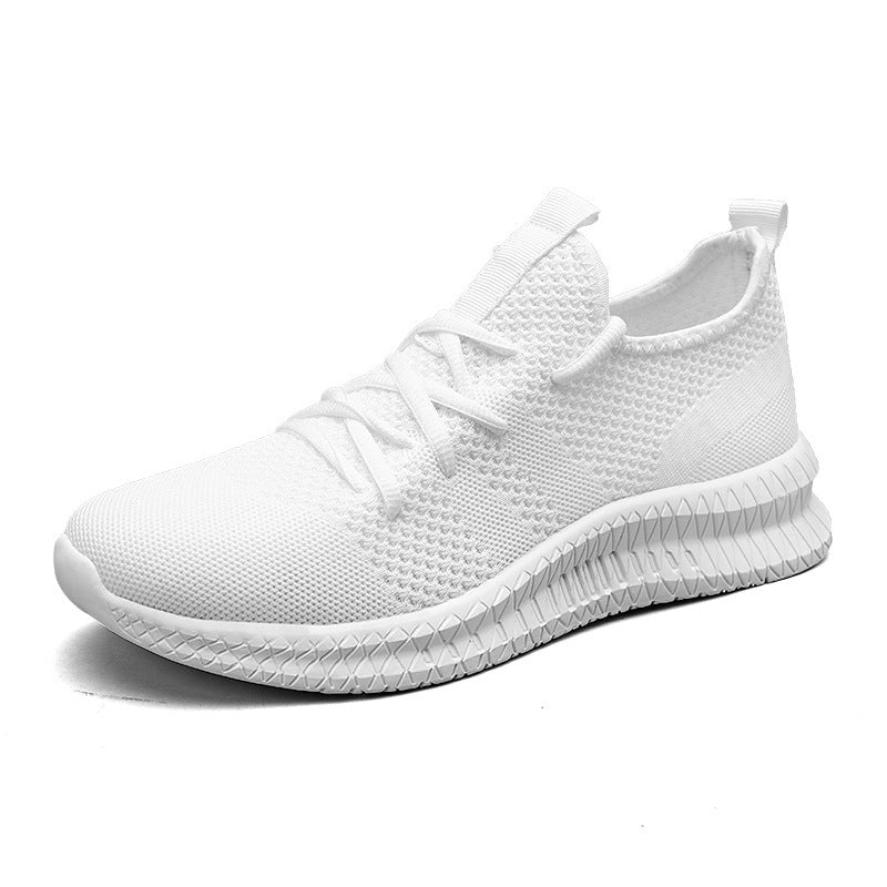 Breathable Mesh Lace-Up Sneakers