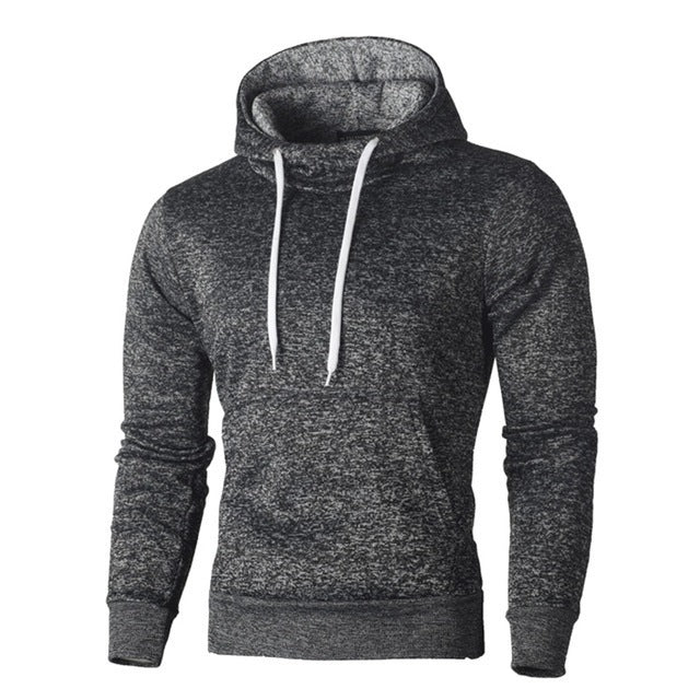 Men’s Autumn Hoodie – Lightweight Rabbit Fur Blend Sweatshirt
