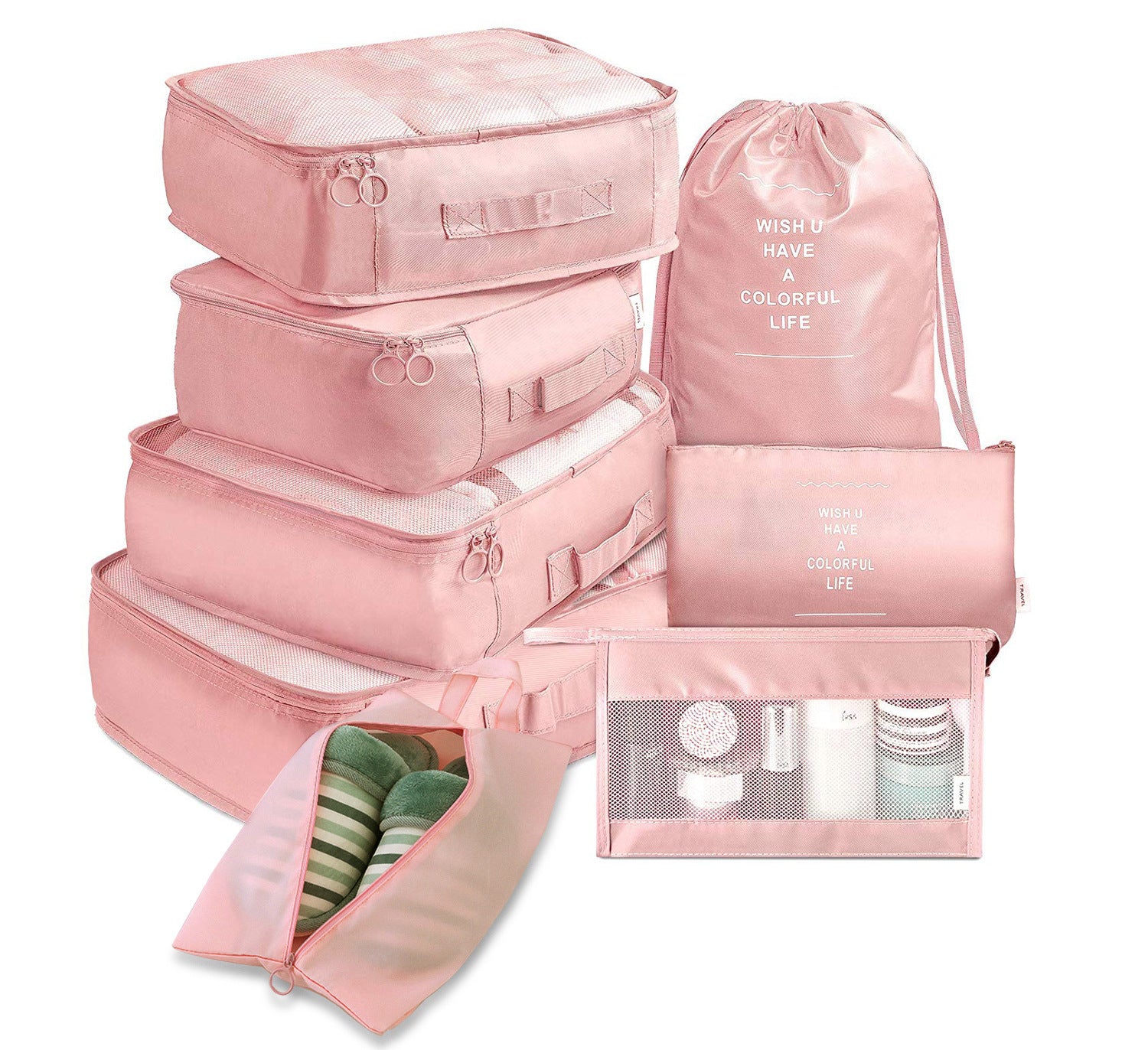 8-Piece Packing Cubes Set