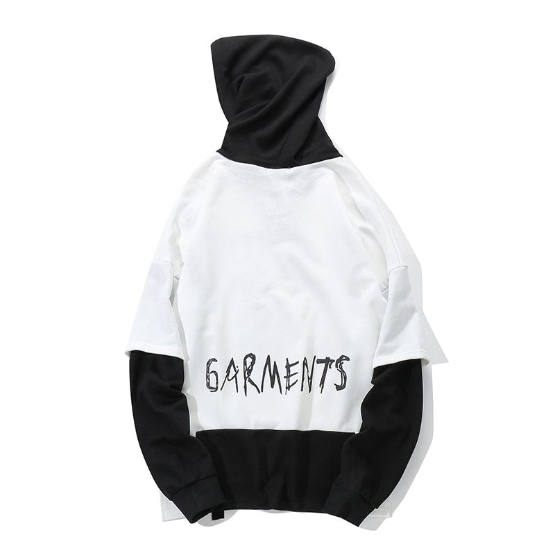 Autumn Graffiti Oversized Hip-Hop Hoodie