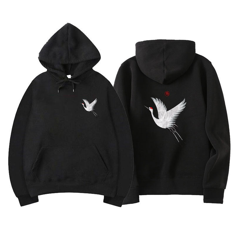 Embroidered Hip Hop Hoodie – Premium Cotton, Stylish & Comfortable