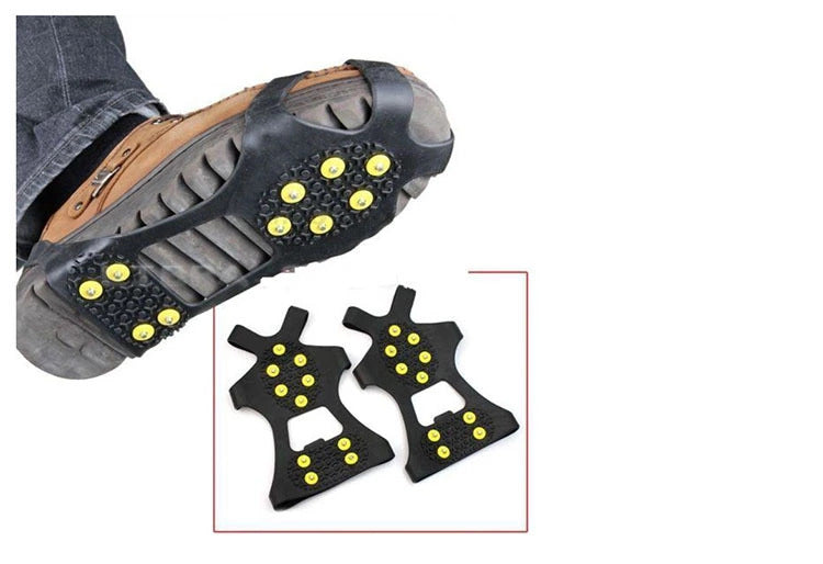 Anti-Slip Crampon Shoe Covers – Outdoor Traction Grip