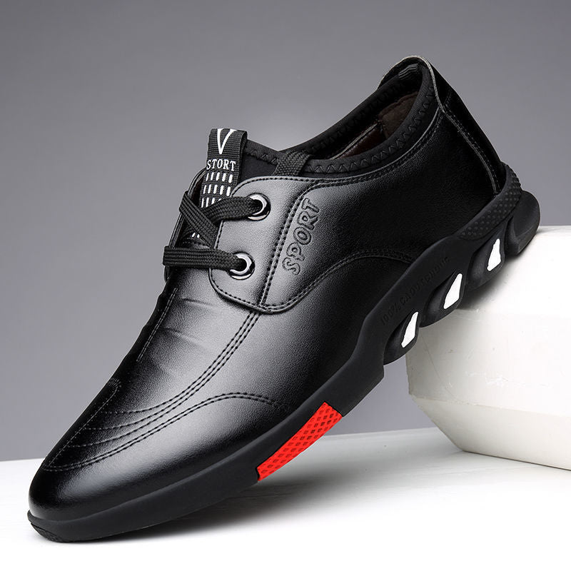 Spring Business Leather Shoes – Classic Unisex Style