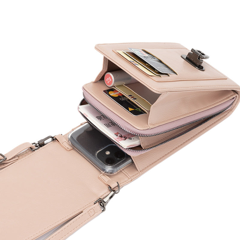 Rivet Design Crossbody Shoulder Bag