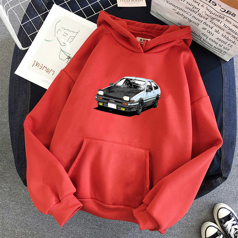 Artistic Retro Hoodies – Stylish Three-Quarter Sleeve Fashion for Men & Women