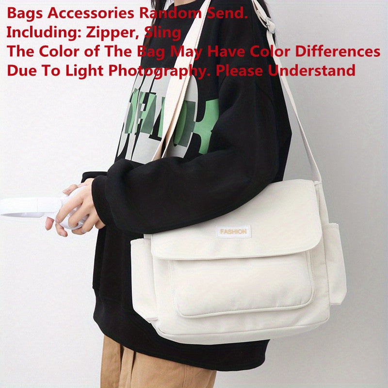 Nylon Handbags Shoulder Bag Large Capacity Crossbody Bags for s Men Harajuku Messenger Bag Student Bags, Suitable for Women