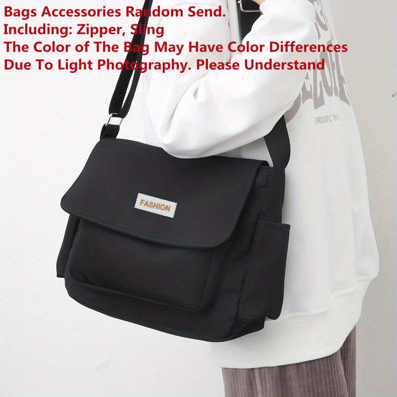 Nylon Handbags Shoulder Bag Large Capacity Crossbody Bags for s Men Harajuku Messenger Bag Student Bags, Suitable for Women