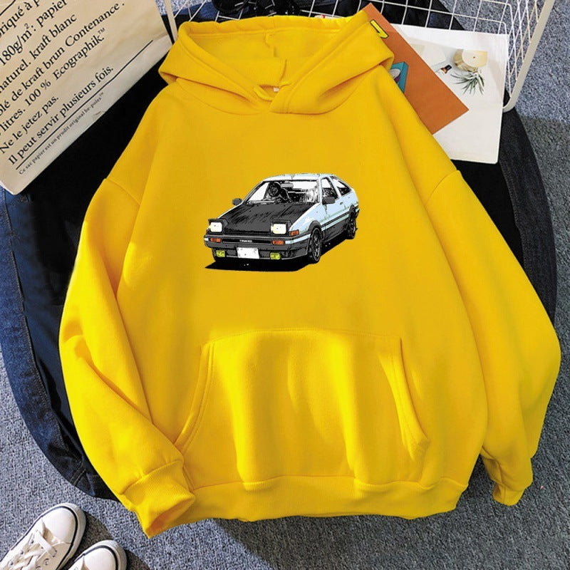 Artistic Retro Hoodies – Stylish Three-Quarter Sleeve Fashion for Men & Women