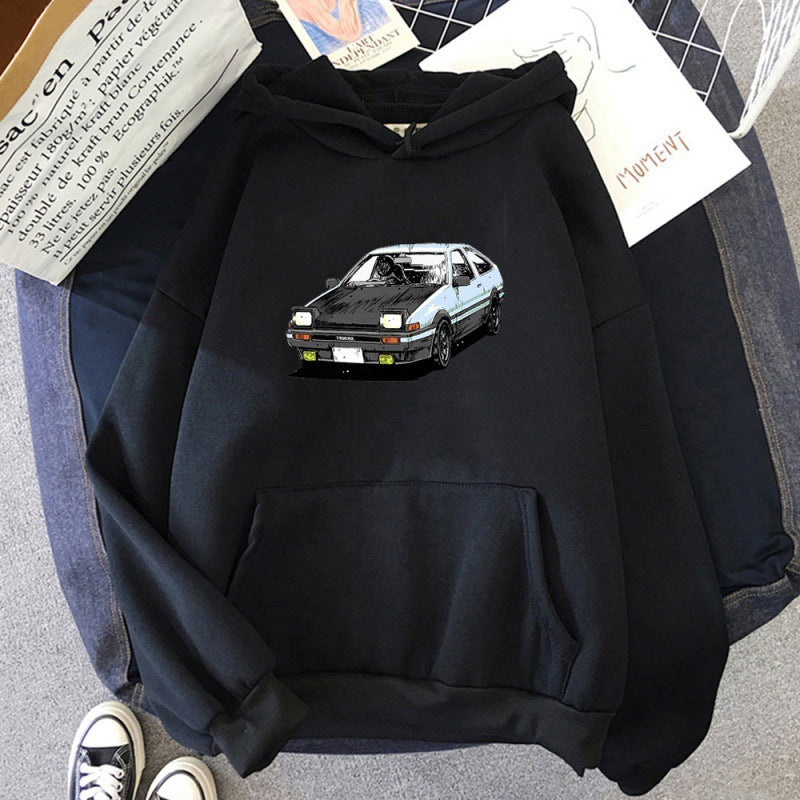 Artistic Retro Hoodies – Stylish Three-Quarter Sleeve Fashion for Men & Women