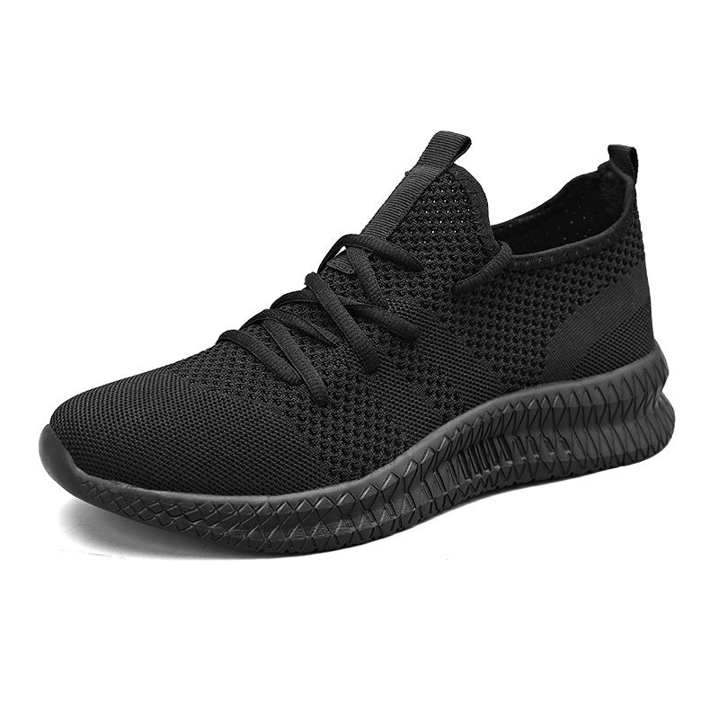 Breathable Mesh Lace-Up Sneakers