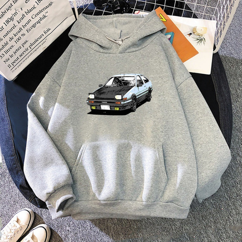 Artistic Retro Hoodies – Stylish Three-Quarter Sleeve Fashion for Men & Women