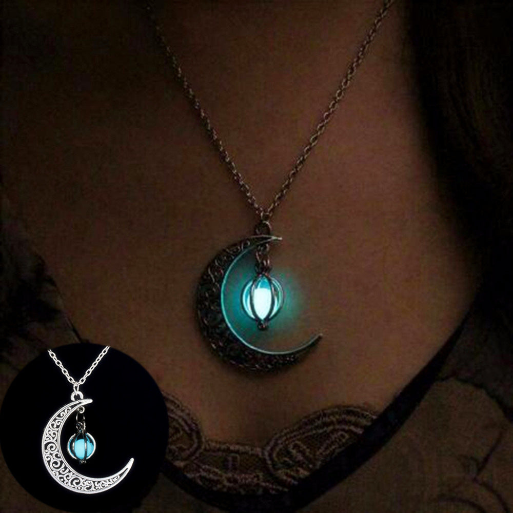 Moon Glow Pendant Necklace