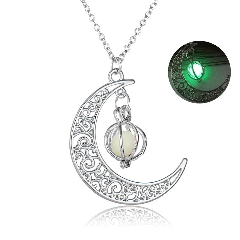 Moon Glow Pendant Necklace