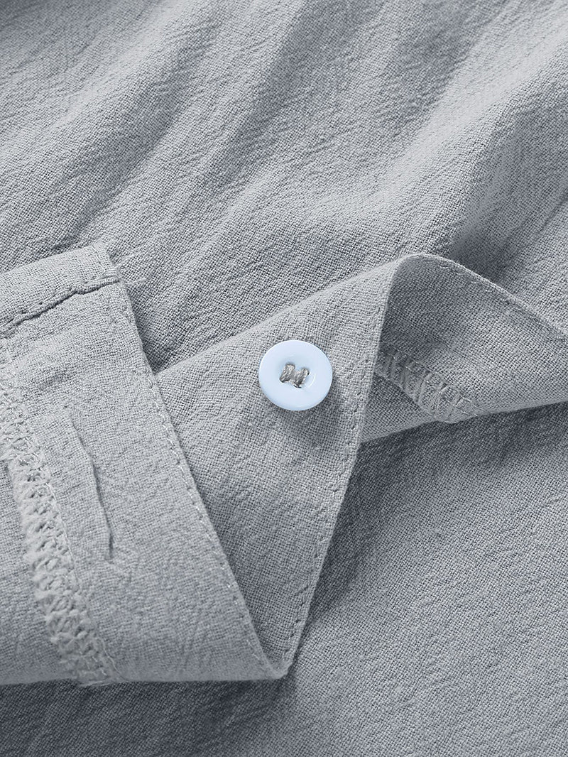 Men’s Linen-Cotton Beach Shirt