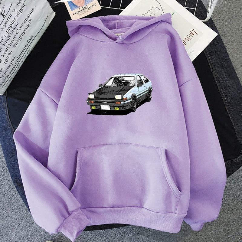 Artistic Retro Hoodies – Stylish Three-Quarter Sleeve Fashion for Men & Women