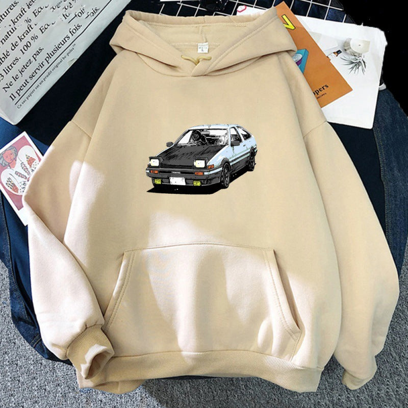 Artistic Retro Hoodies – Stylish Three-Quarter Sleeve Fashion for Men & Women
