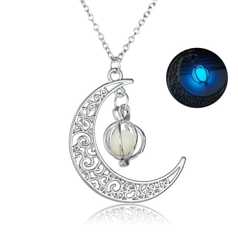 Moon Glow Pendant Necklace