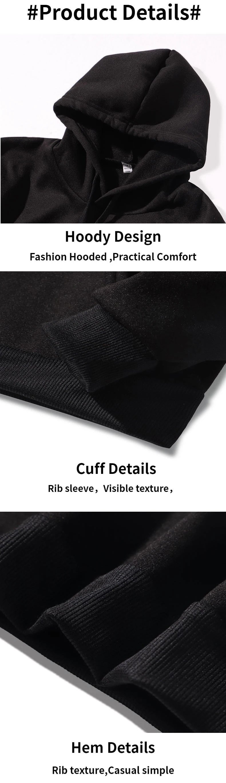 Hoodie Male Hip Hop Loose Oversize Hoody Men's Sportswear Fashion o-Neck Hoodies Men Sweatshirt Harajuku Streetwear Pullovers