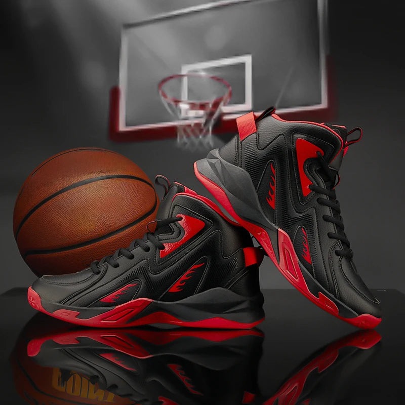 Men's Basketball Shoes with Shock Absorption and Cushioning - Sports, Casual, Practical Student Footwear, New