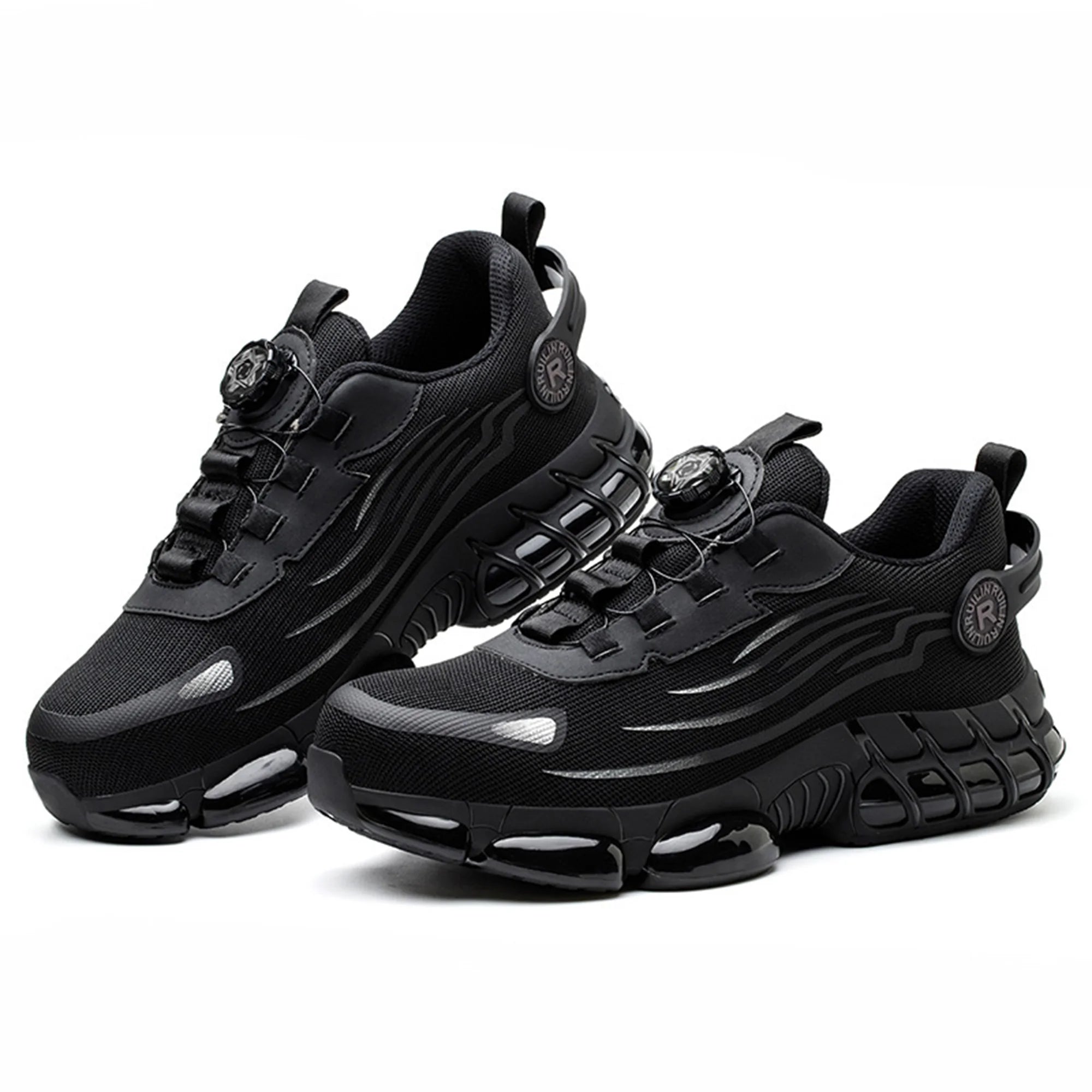 Indestructible Steel Toe Protective Safety Shoes Slip Resistant Abrasion Resistant Work Shoes Men Tough Comfortable Sneaker ﻿