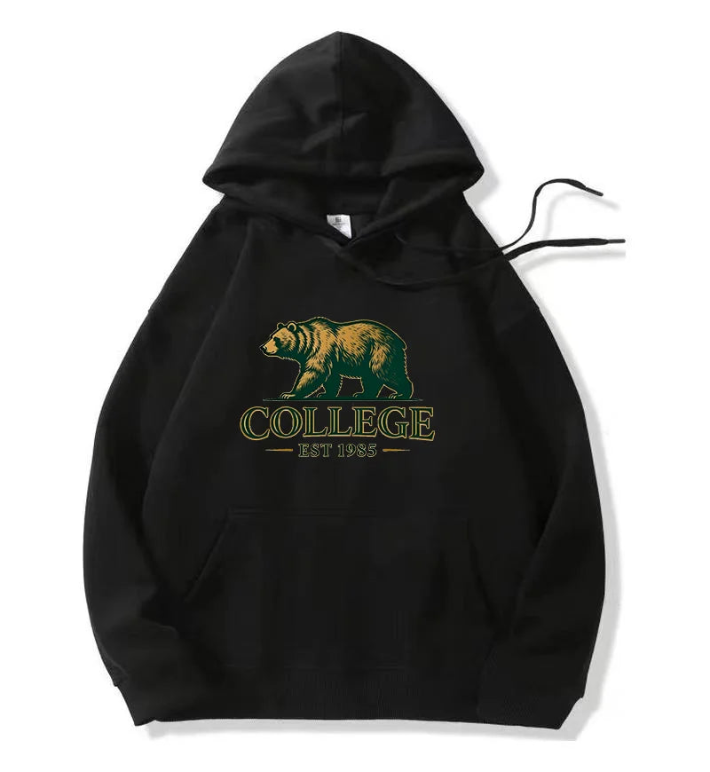 Hoodies  Printing Hoodies Mens Autumn Loose Sweatshirt Craetive Fleece Hoody Casual Hip Hop Streetwear