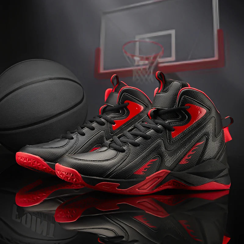 Men's Basketball Shoes with Shock Absorption and Cushioning - Sports, Casual, Practical Student Footwear, New
