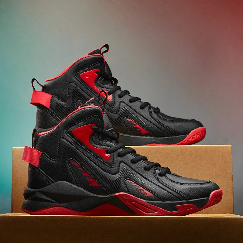 Men's Basketball Shoes with Shock Absorption and Cushioning - Sports, Casual, Practical Student Footwear, New