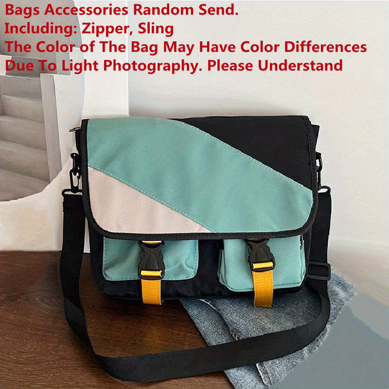 Nylon Handbags Shoulder Bag Large Capacity Crossbody Bags for s Men Harajuku Messenger Bag Student Bags, Suitable for Women