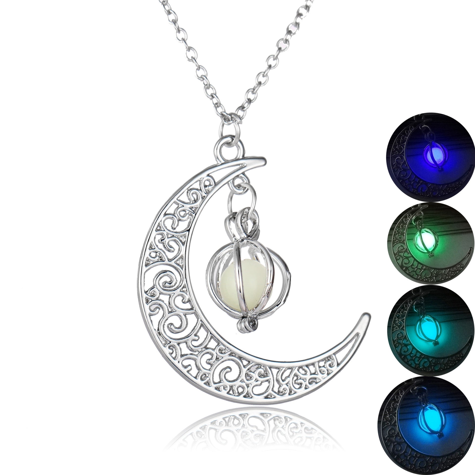 Moon Glow Pendant Necklace