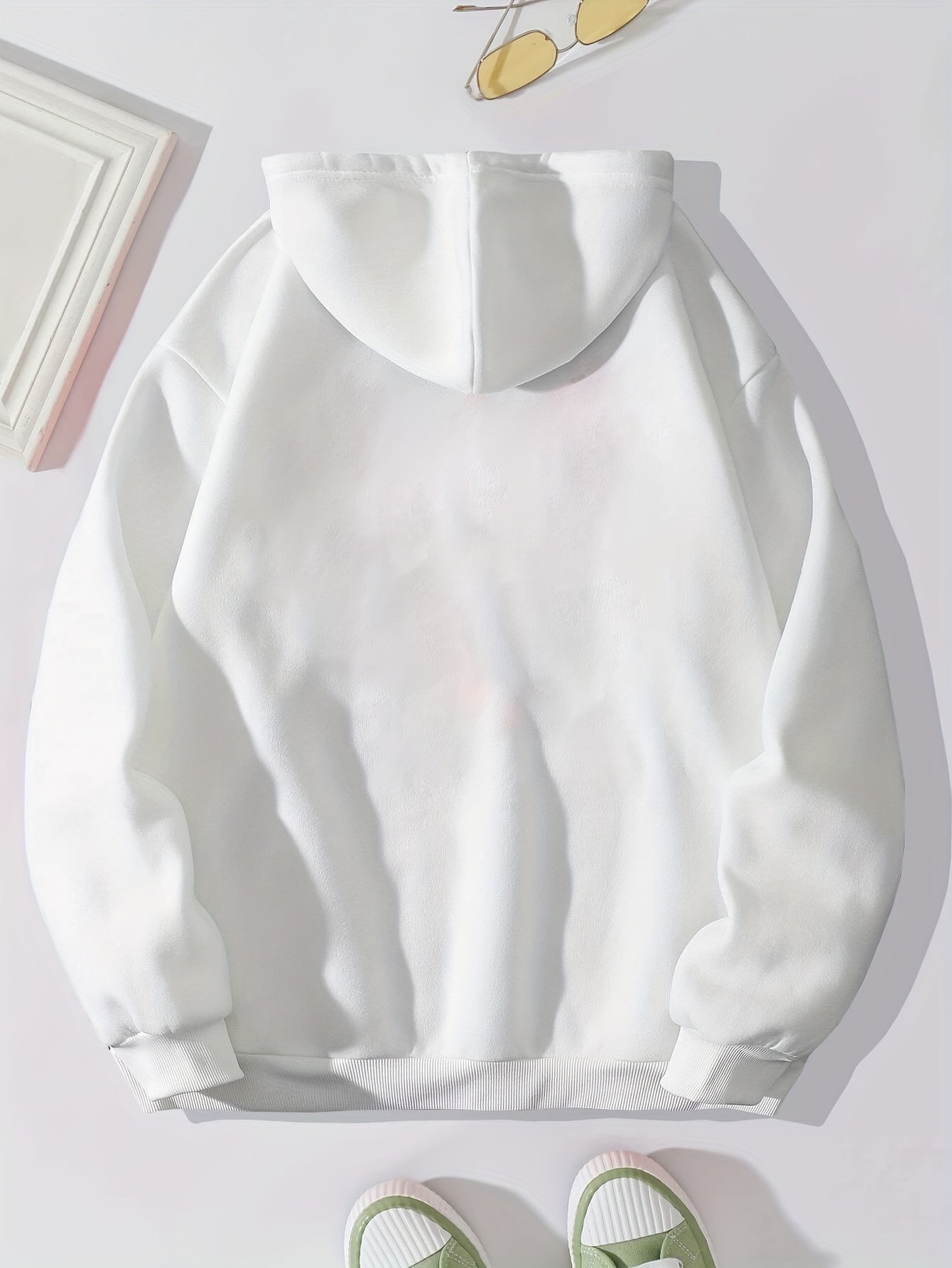 Halloween Pumpkin & Letter Print Hoodie, Vintage Drawstring Kangaroo Pocket Hoodies Sweatshirt, Women's Clothing