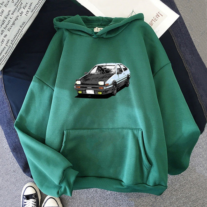 Artistic Retro Hoodies – Stylish Three-Quarter Sleeve Fashion for Men & Women