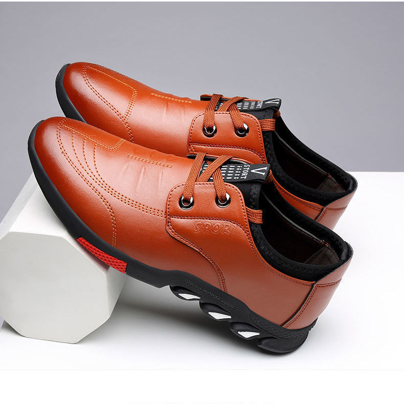 Spring Business Leather Shoes – Classic Unisex Style